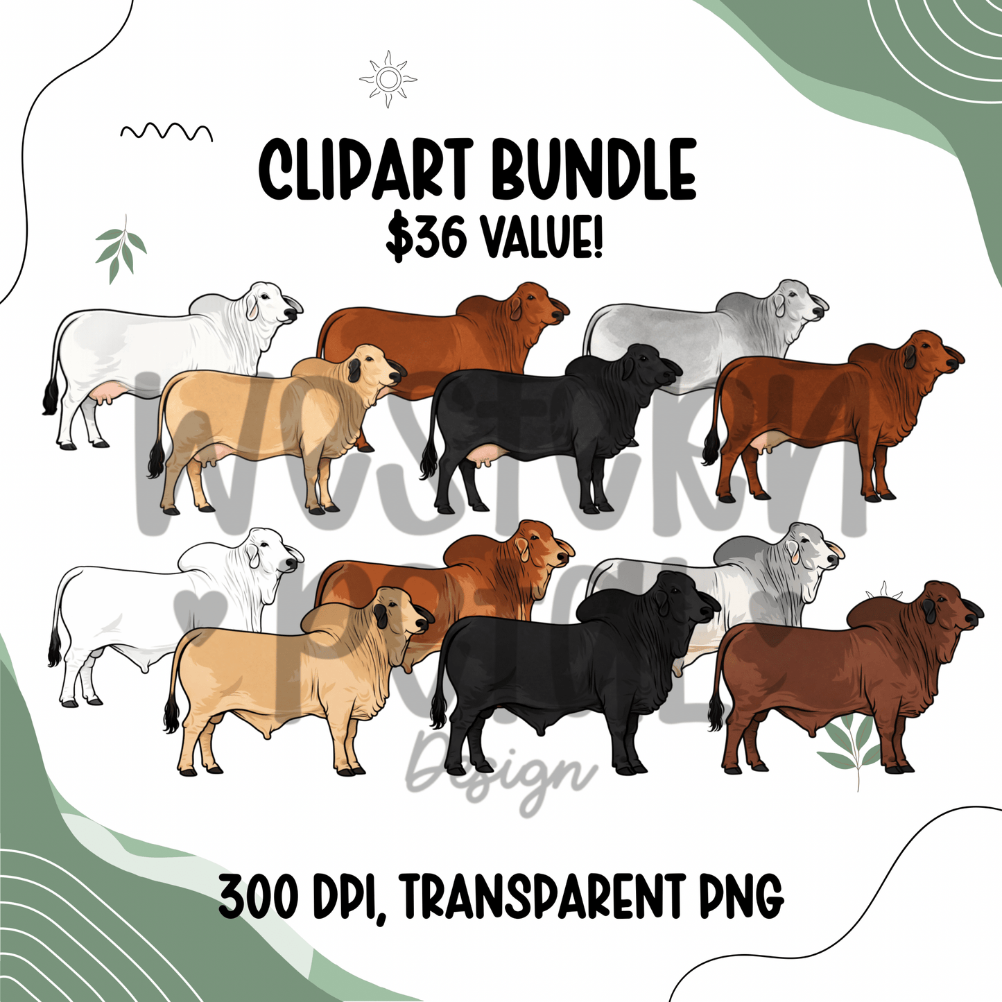 2026 Clipart Vault | Commercial Use Graphics (PNG Google Drive) - Western Petal Design