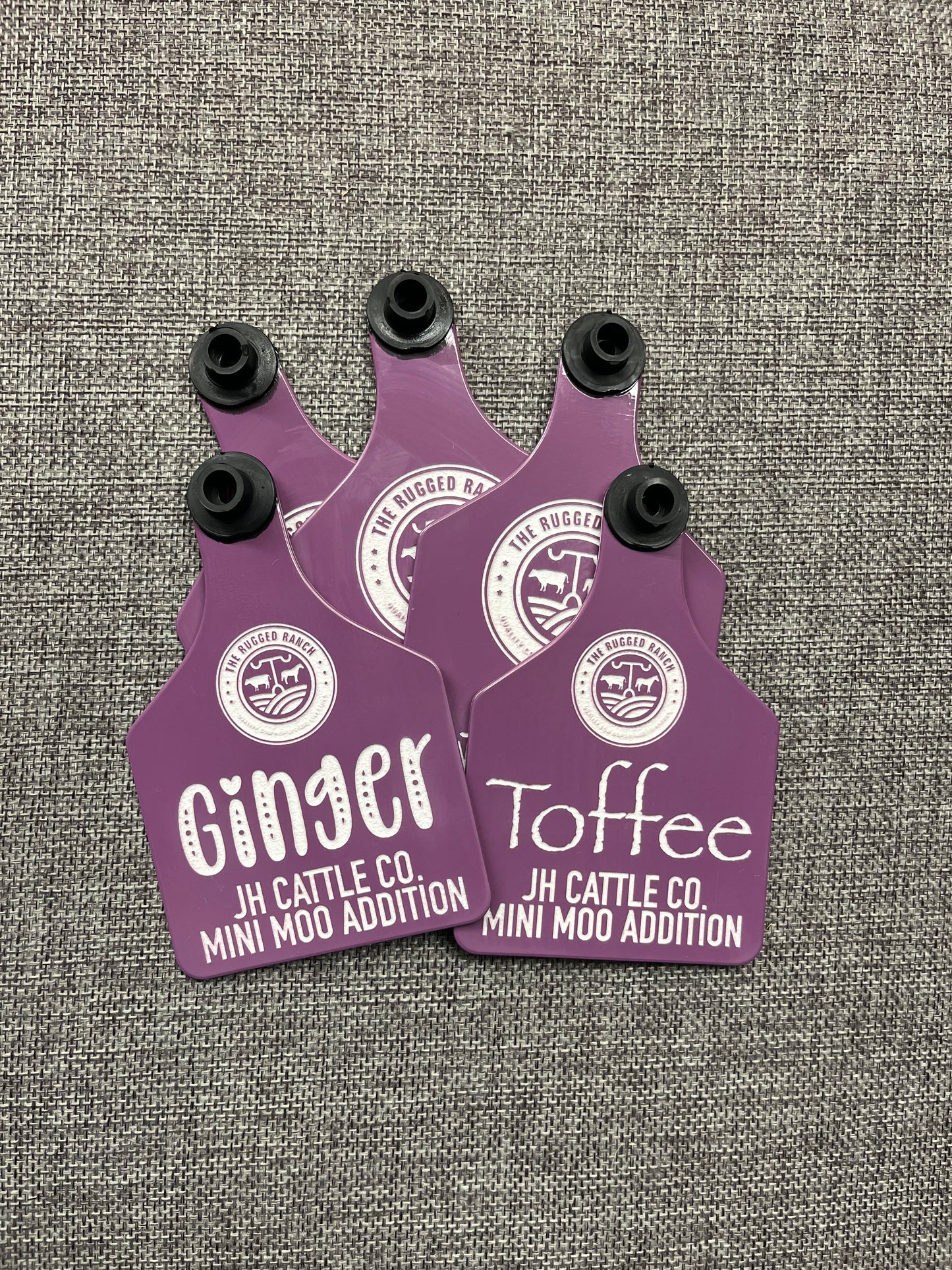 Large Custom laser engraved ear tag for livestock