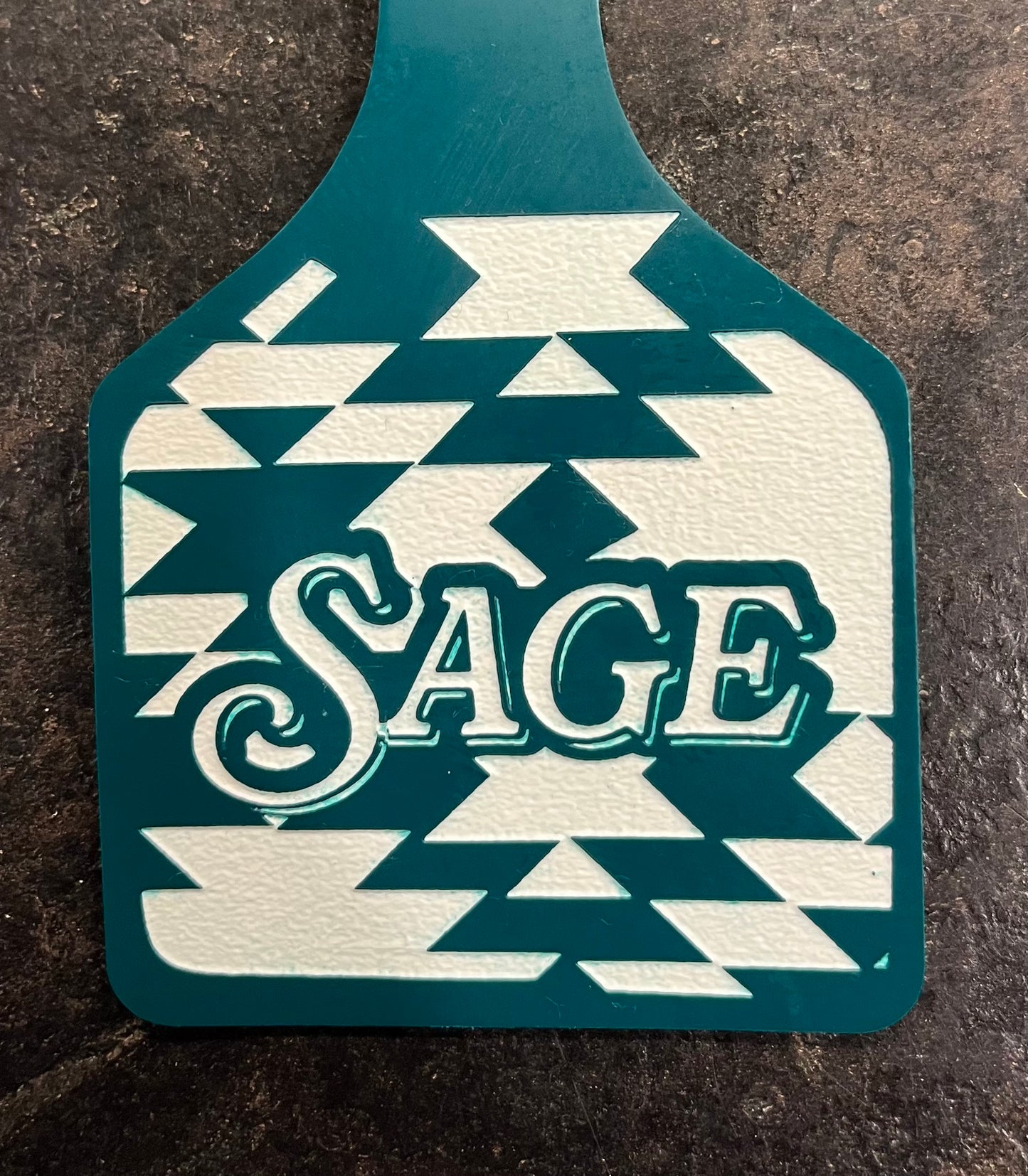Large Custom laser engraved ear tag for livestock