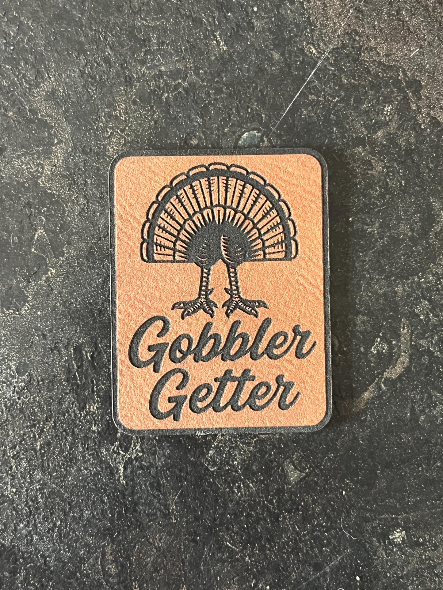 Gobbler Getter Turkey Hunter Hat Patch SVG - Laser Engraving Design (Digital Download)