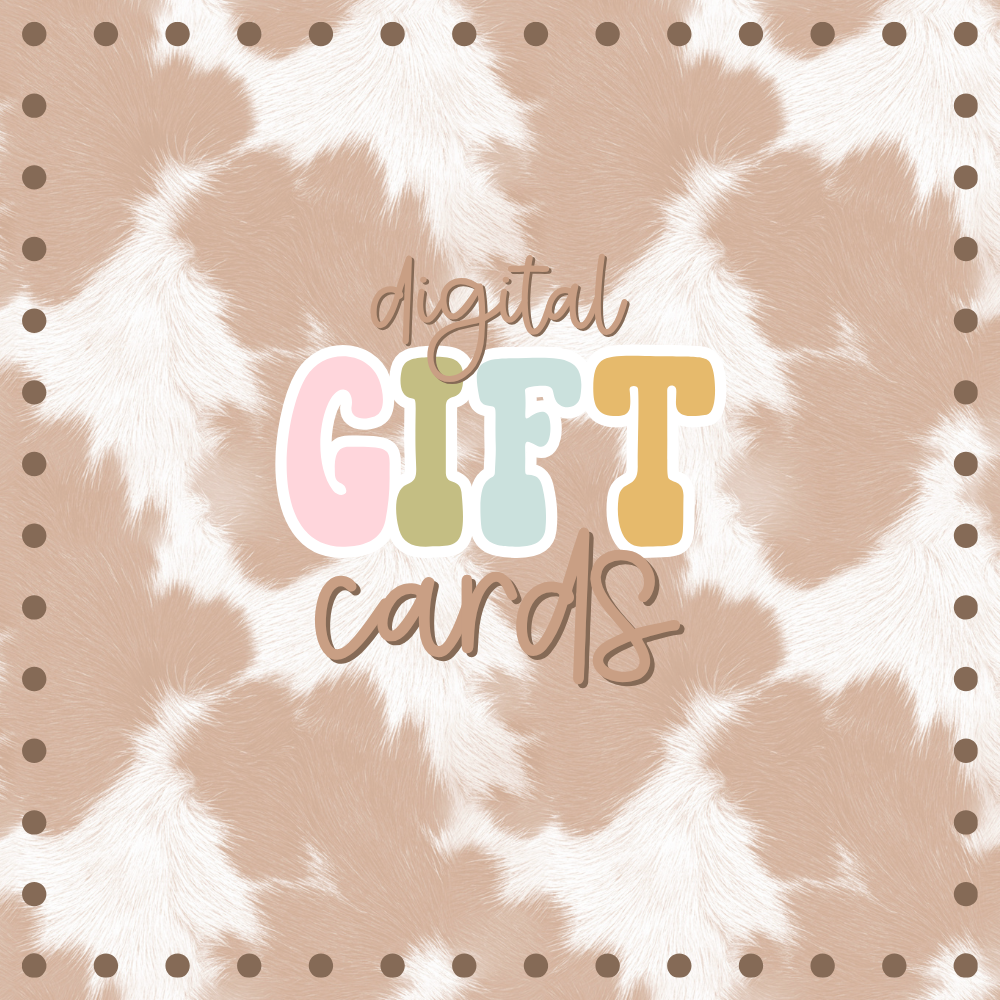 Gift certificates