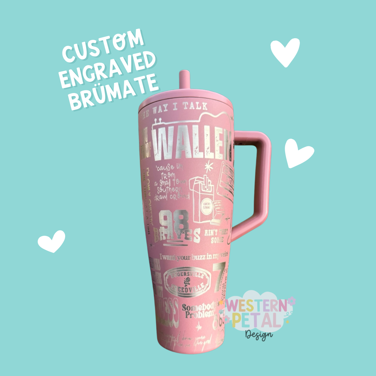 Custom Laser-Engraved BrüMate Era Tumbler (30 oz & 40 oz)
