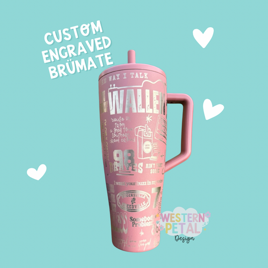 Custom Laser-Engraved BrüMate Era Tumbler (30 oz & 40 oz)
