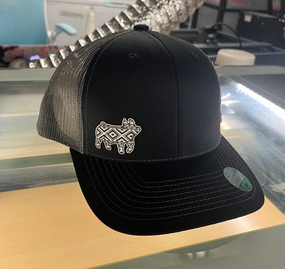 Aztec show hog trucker hat