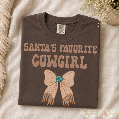 Santa’s Favorite Cowgirl PNG