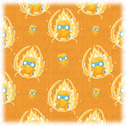 Dash Sprite seamless pattern PNG