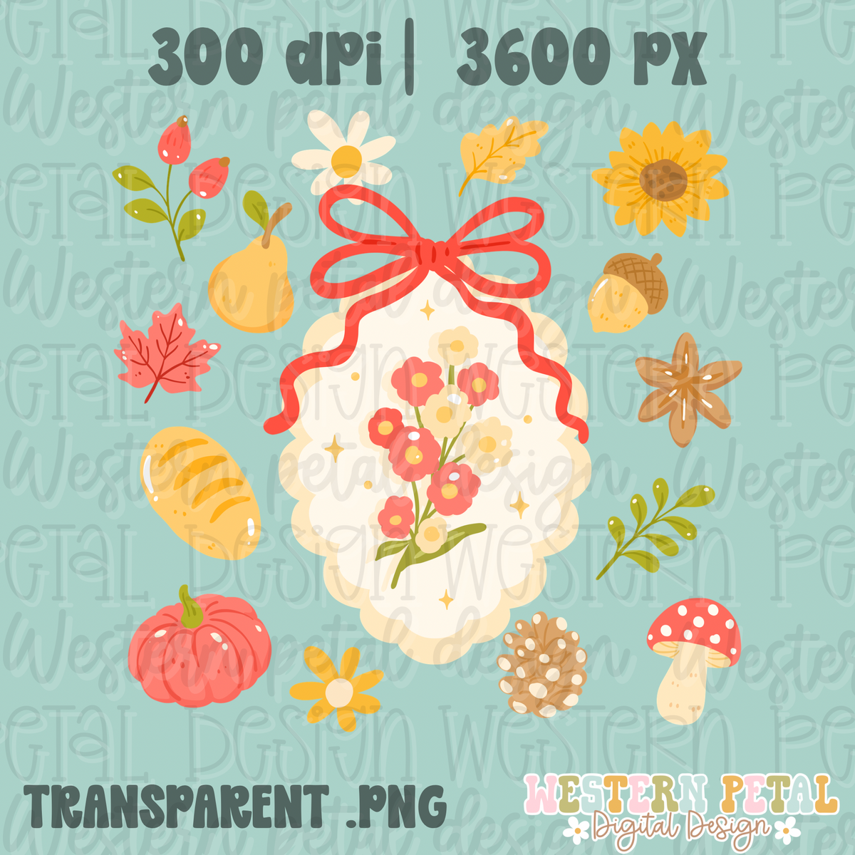 Cute Fall elements PNG