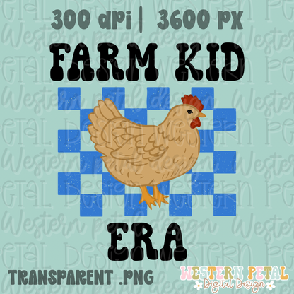 Farm Kid Shirt PNG