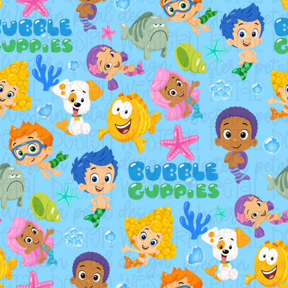 Bubble Friends Seamless File 12x12