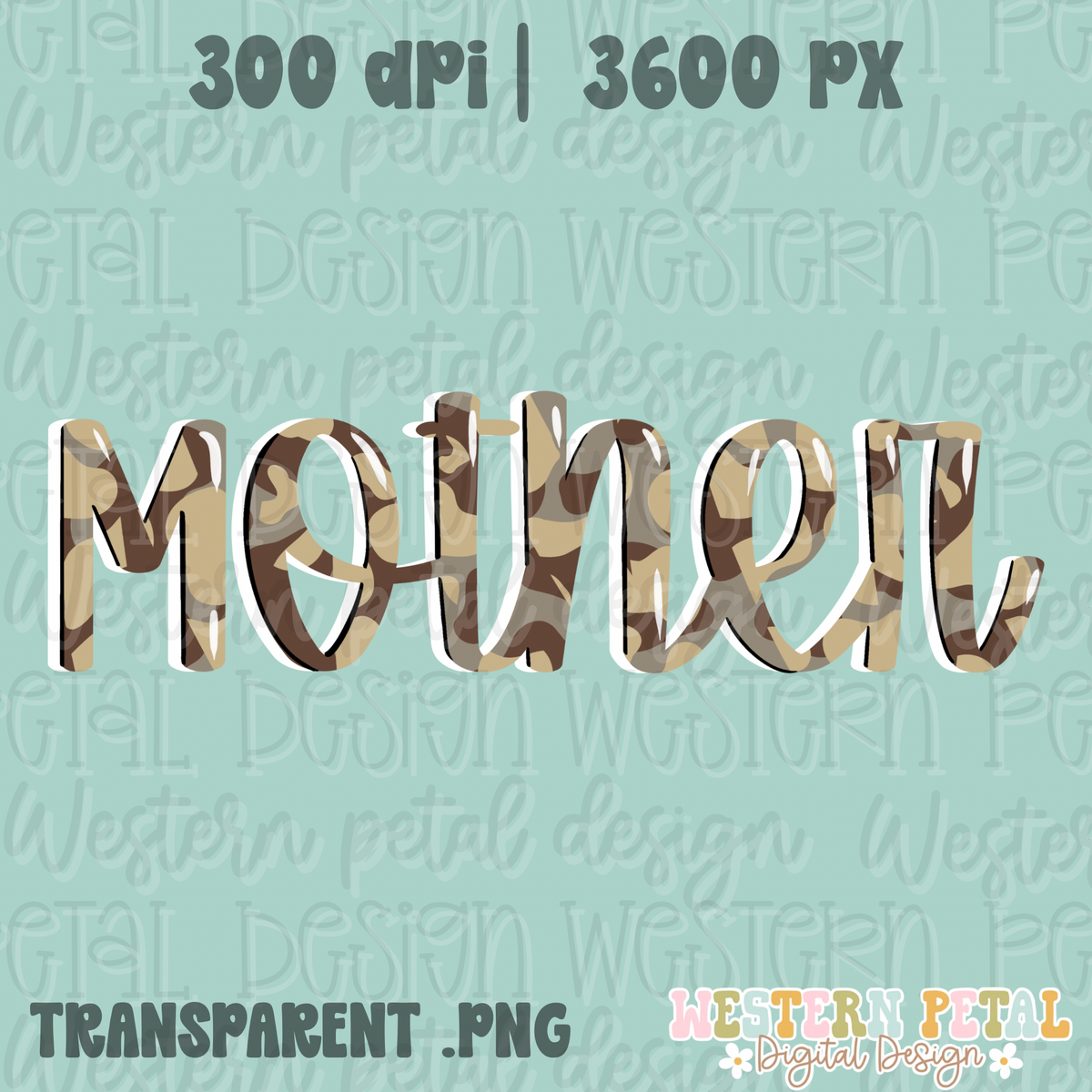 Mother camo PNG