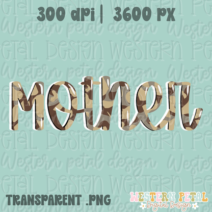 Mother camo PNG