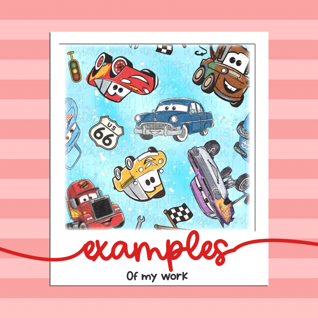 Exclusive Seamless Pattern (Custom Design – Commercial Use Included)