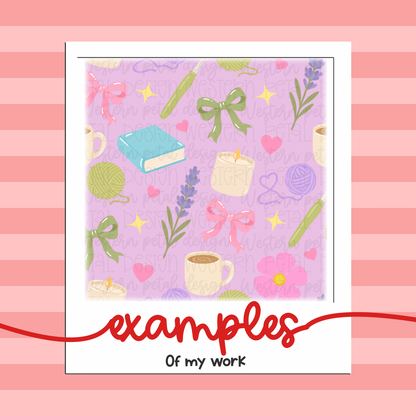 Exclusive Seamless Pattern (Custom Design – Commercial Use Included)