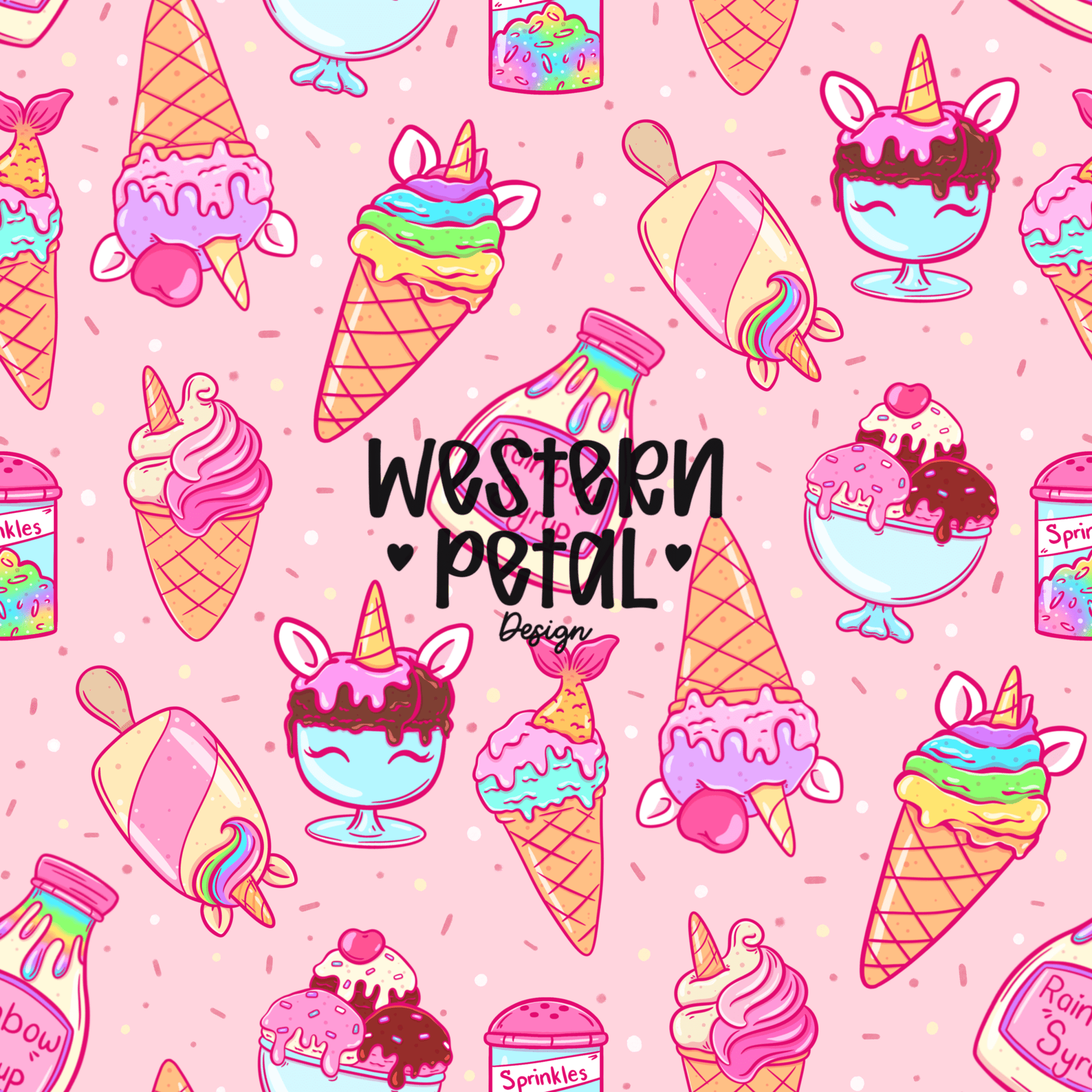 2026 Seamless Pattern Google Drive 12x12 PNG | Western & Boho Digital Paper Collection | Seamless Files - Western Petal Design