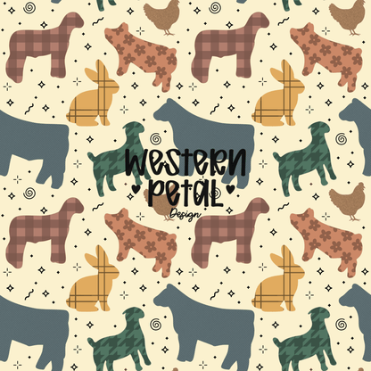 2026 Seamless Pattern Google Drive 12x12 PNG | Western & Boho Digital Paper Collection | Seamless Files - Western Petal Design