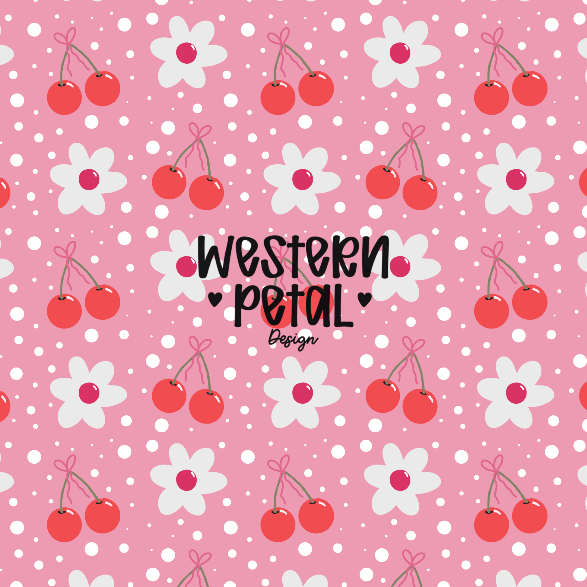 2026 Seamless Pattern Google Drive 12x12 PNG | Western & Boho Digital Paper Collection | Seamless Files - Western Petal Design