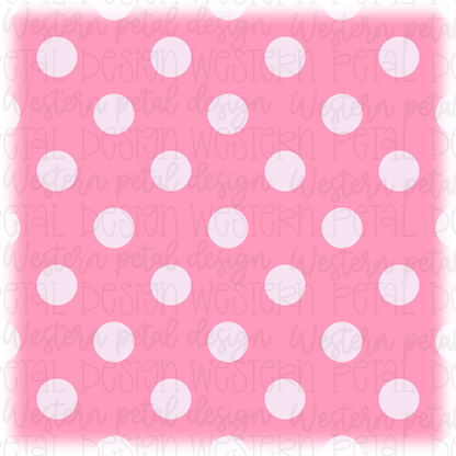 Pink Polka Dots Seamless Pattern