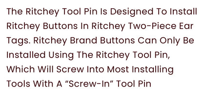 Ritchey Tool Pin screw in