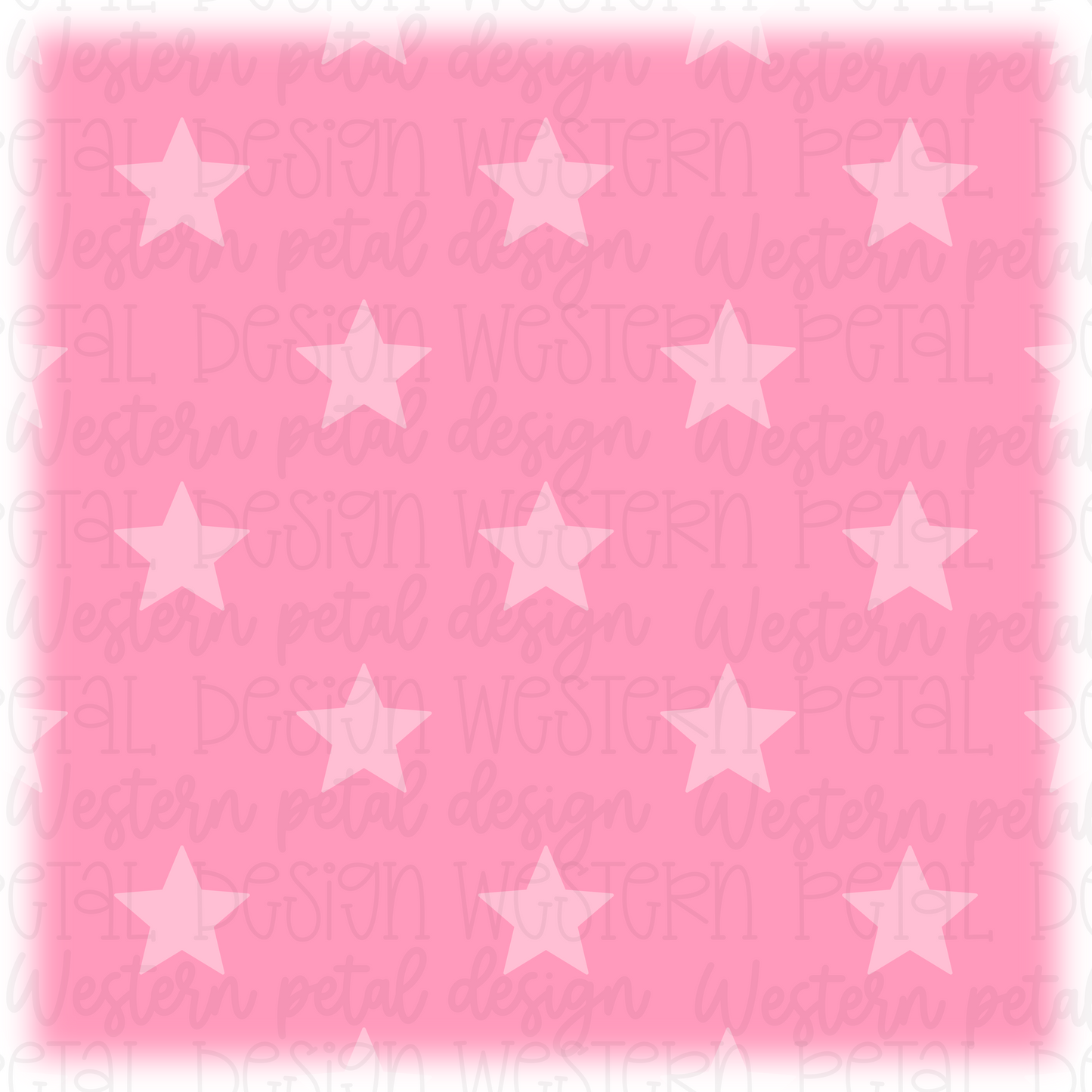 Pink Stars Seamless Pattern