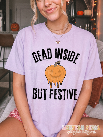 Dead inside Halloween PNG