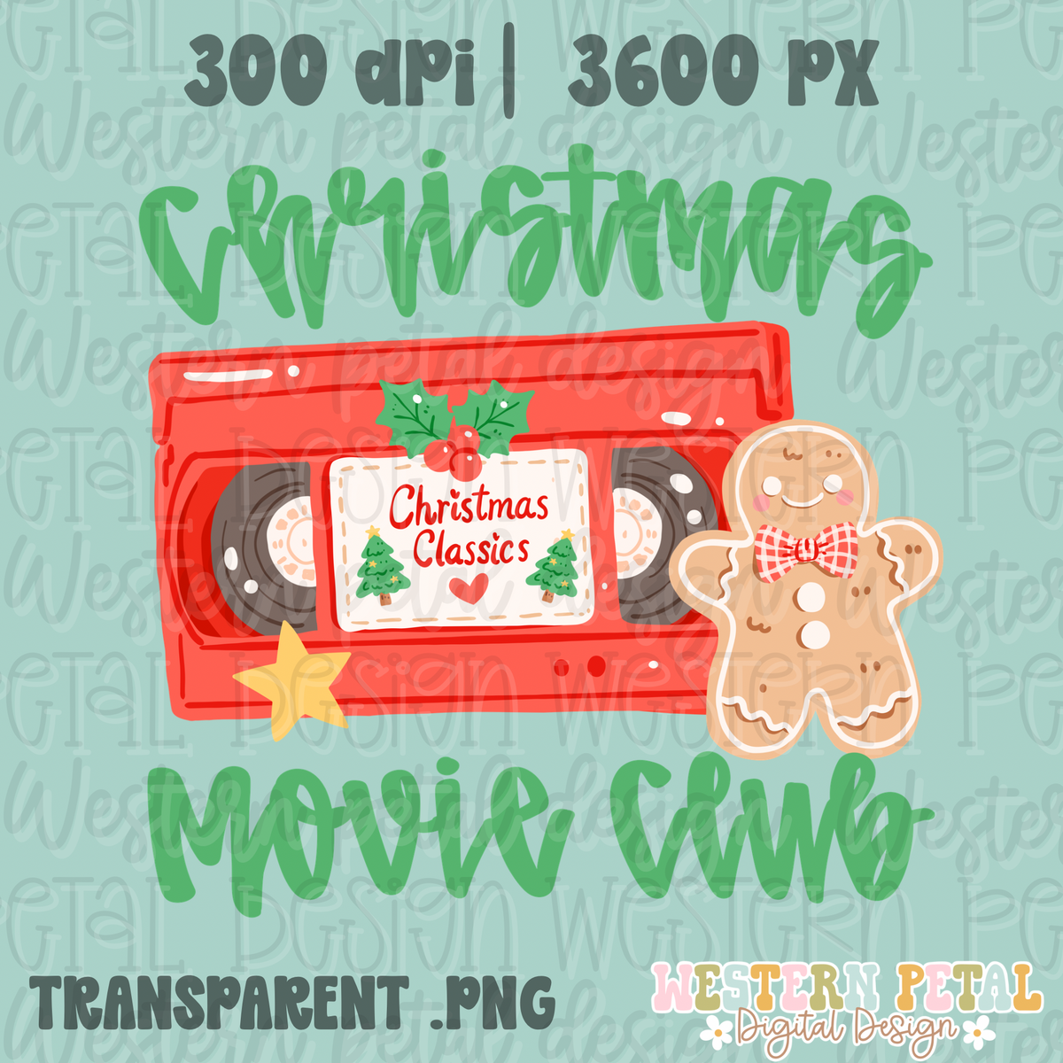 Christmas Movie Club PNG