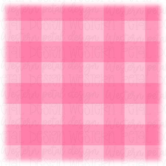 Pink Gingham Seamless Pattern