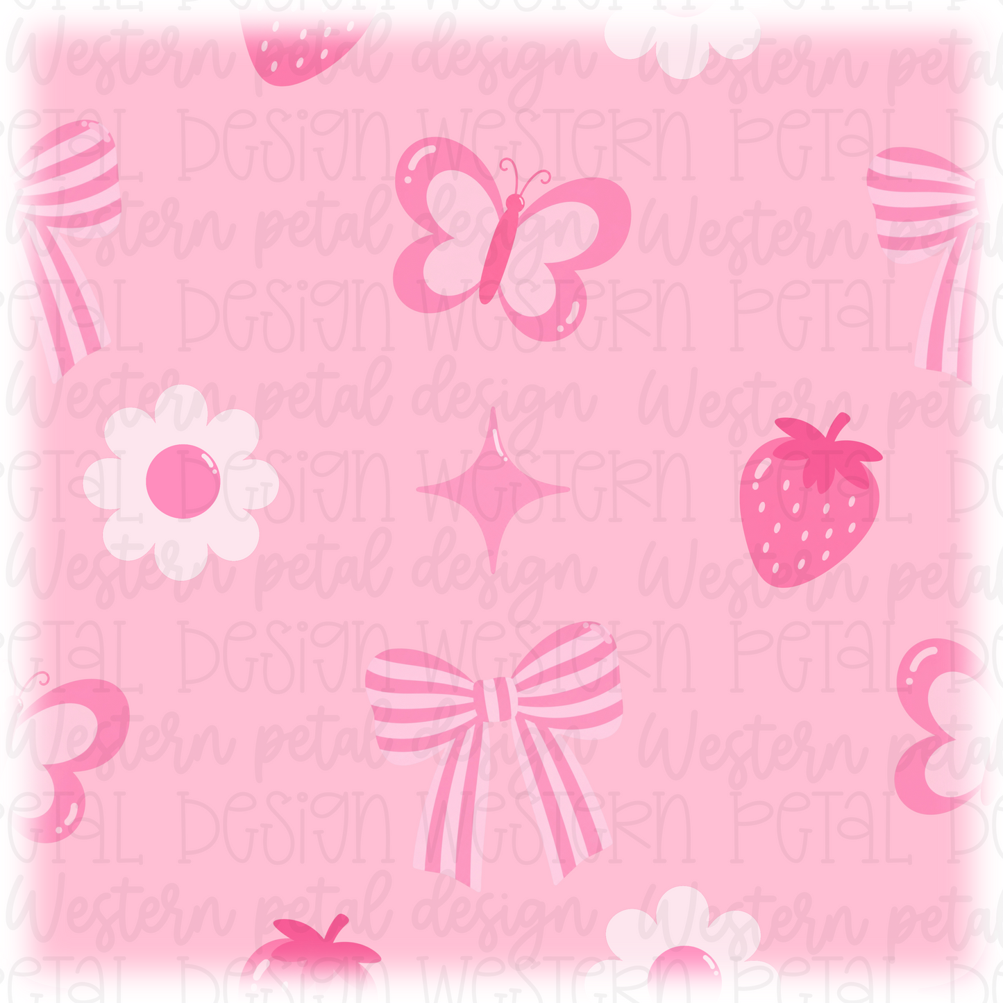 Pink Coquette Seamless Pattern