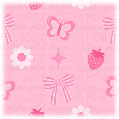 Pink Coquette Seamless Pattern