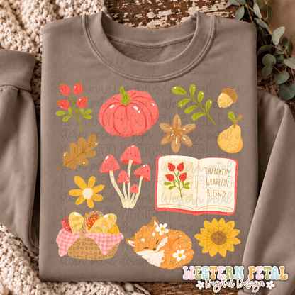 Cute Fall Art PNG
