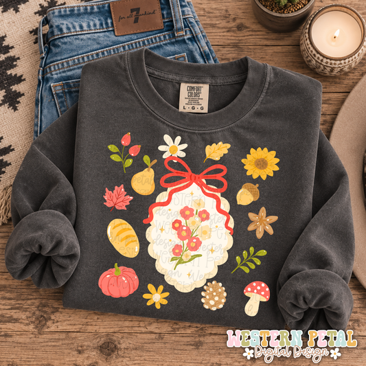 Cute Fall elements PNG