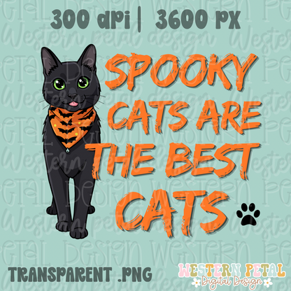 Spooky Cats Halloween PNG