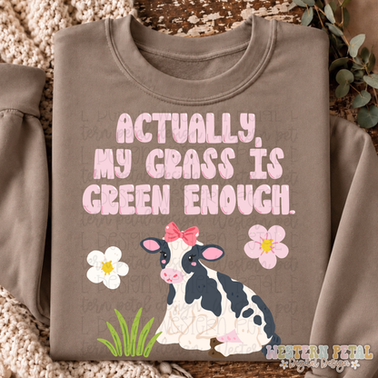 My Grass is Green Seamless Pattern PNG