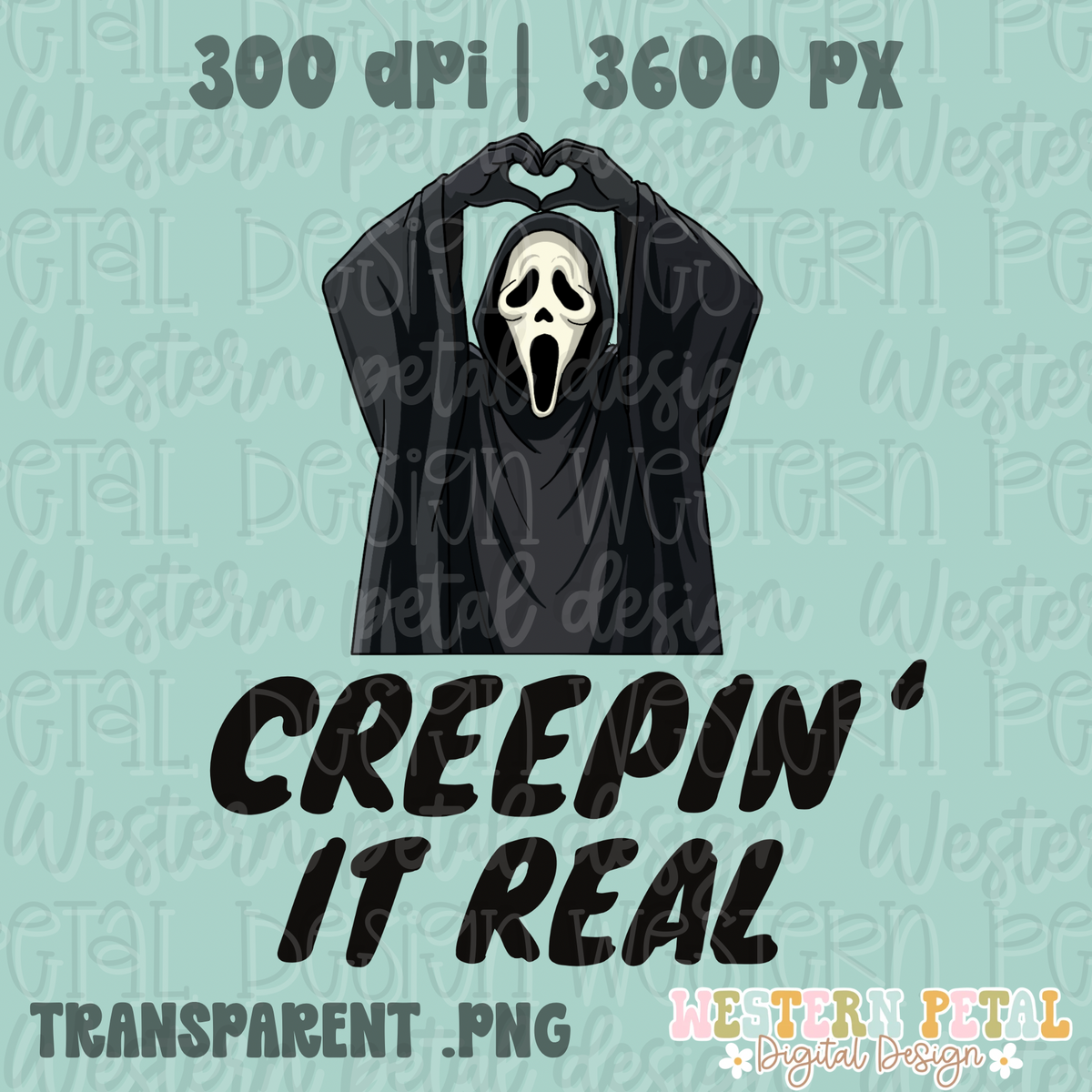 Creepin’ it Real Halloween PNG