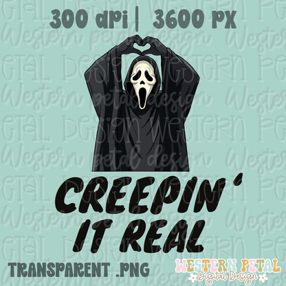 Creepin’ it Real Halloween PNG