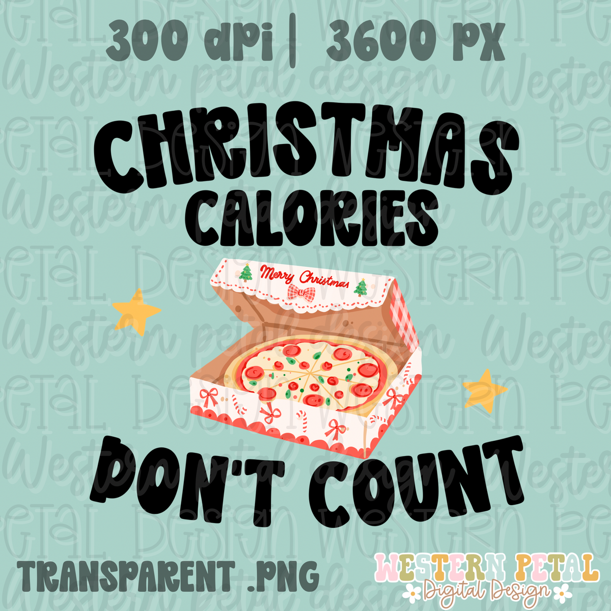 Christmas Calories Don’t Count PNG