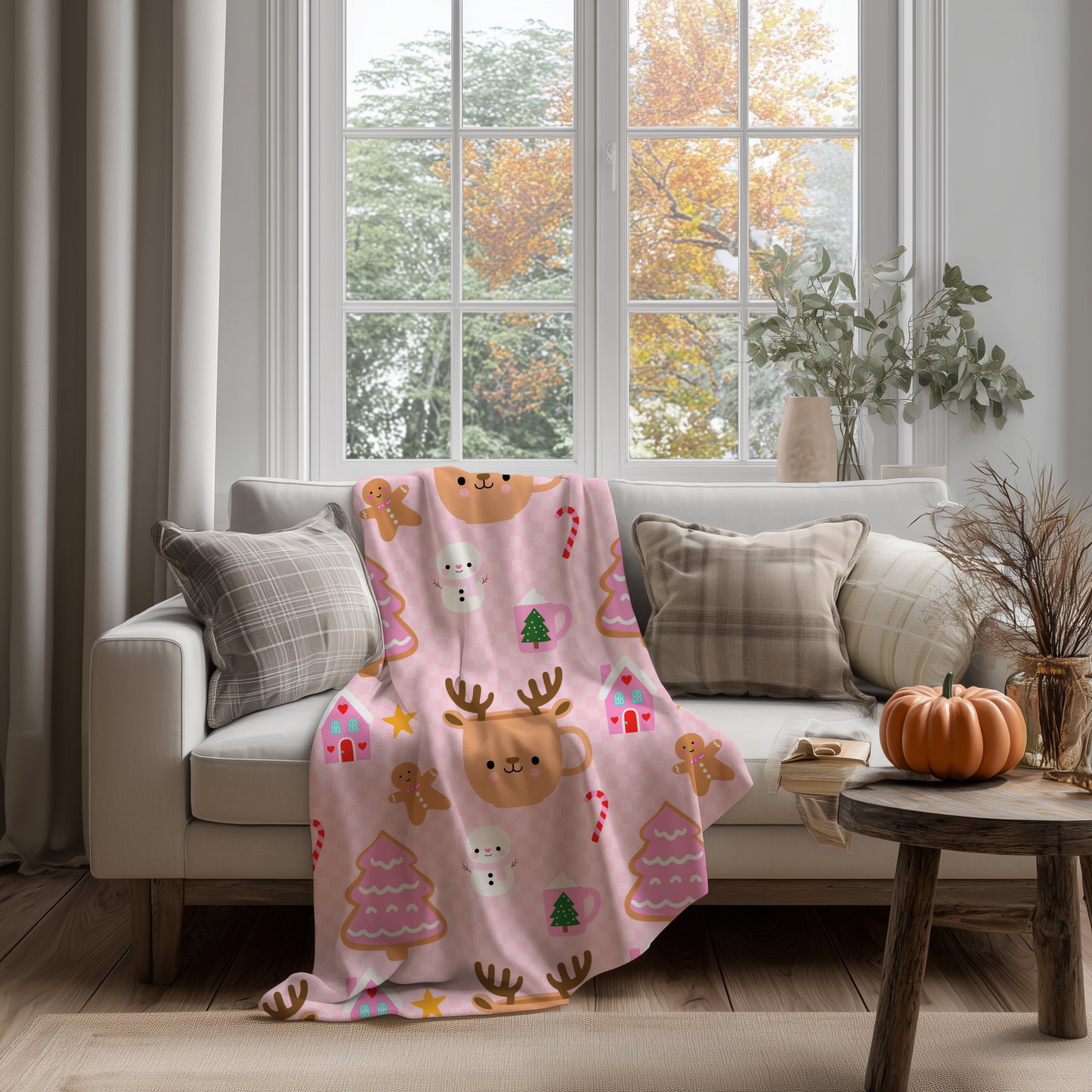 Pink Holiday Seamless File / Digital Paper