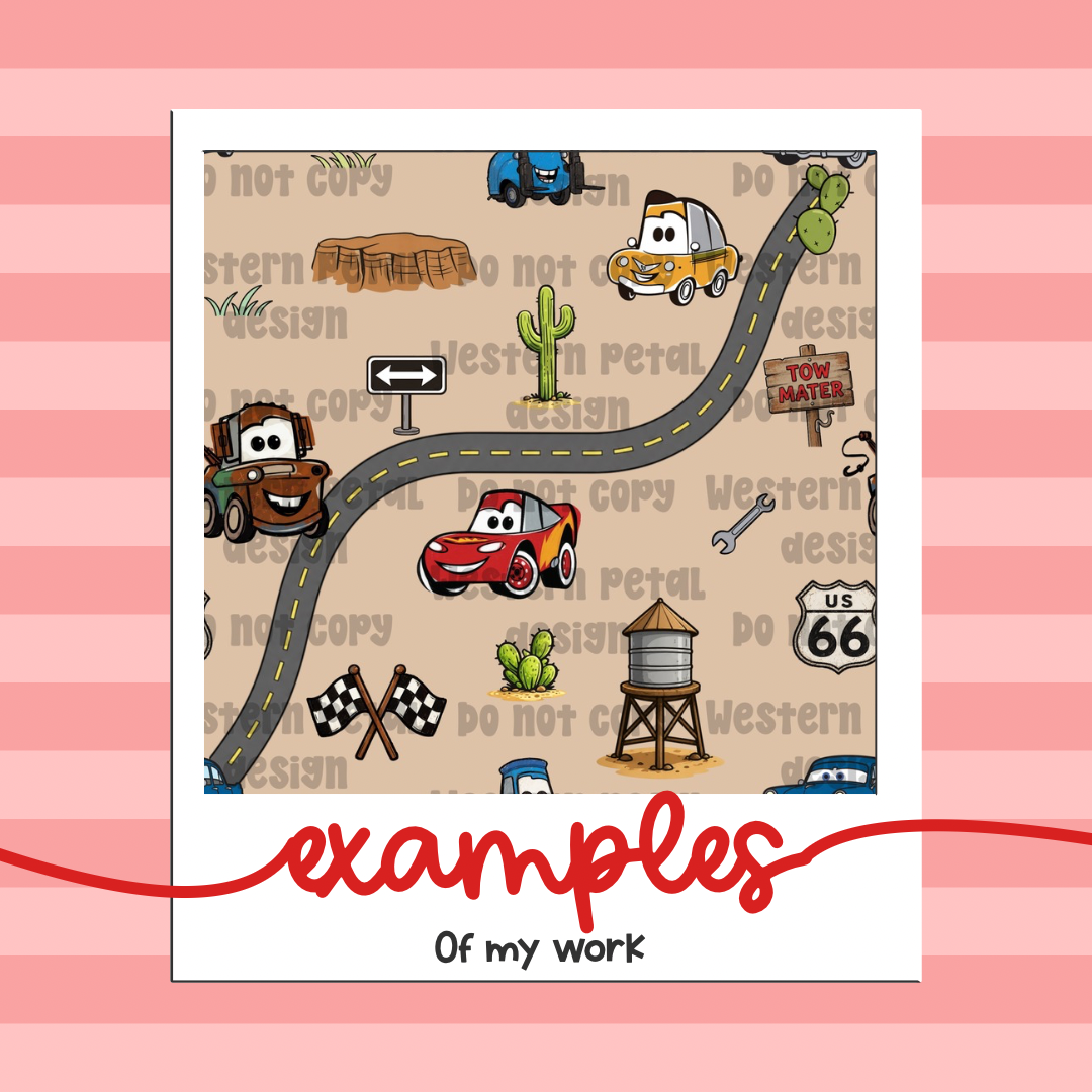 Exclusive Seamless Pattern (Custom Design – Commercial Use Included)