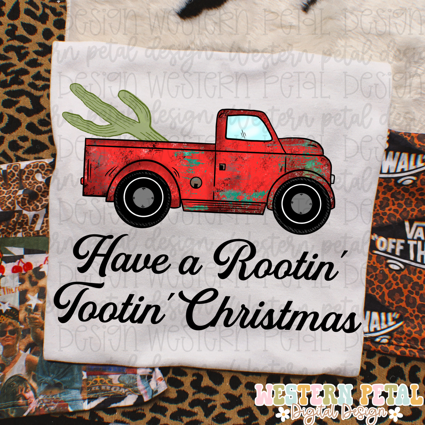 Rootin’ Tootin’ Christmas PNG