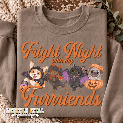 Fright Night Halloween PNG