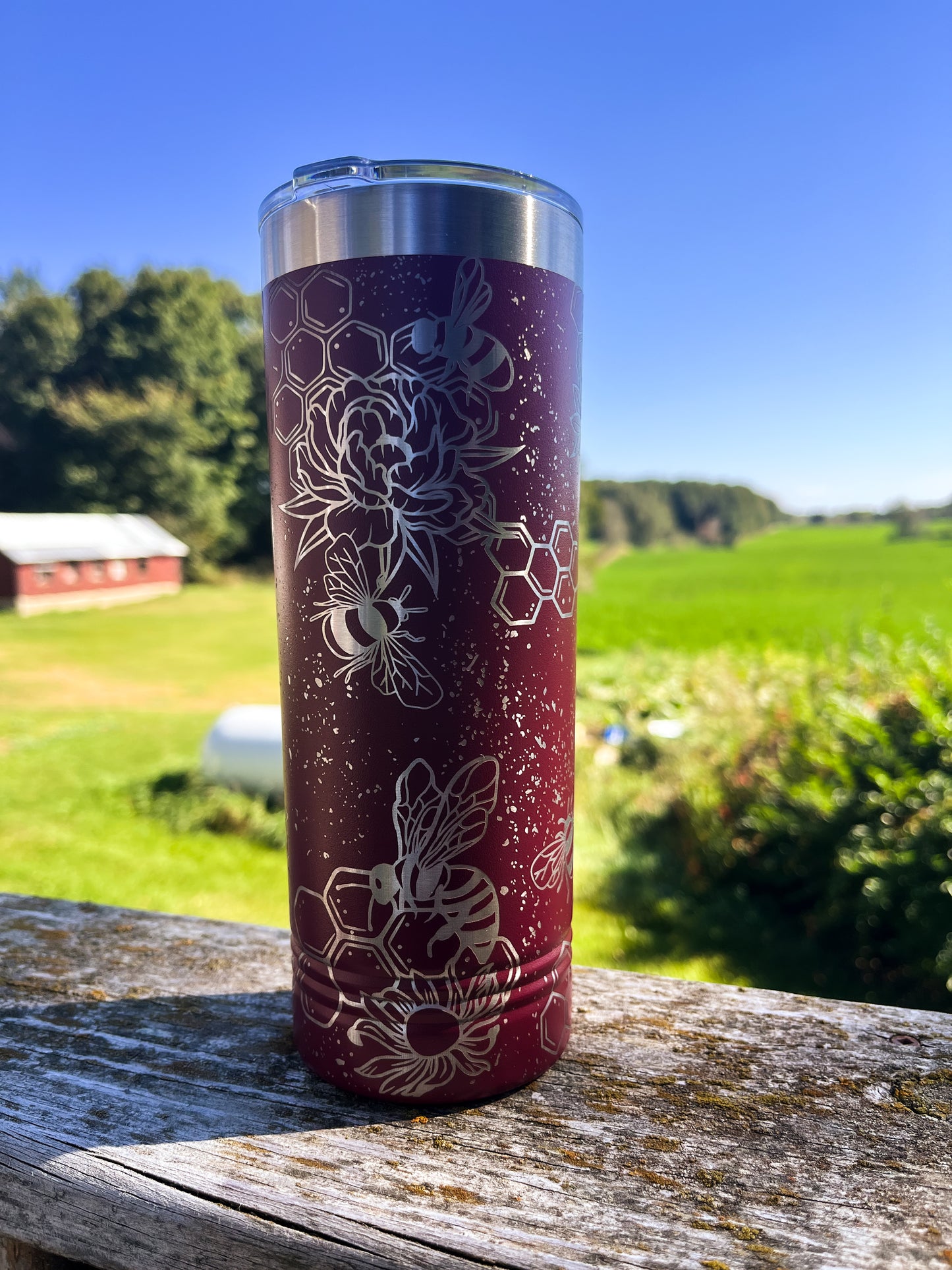 Bee lover 22oz tumbler | full wrap