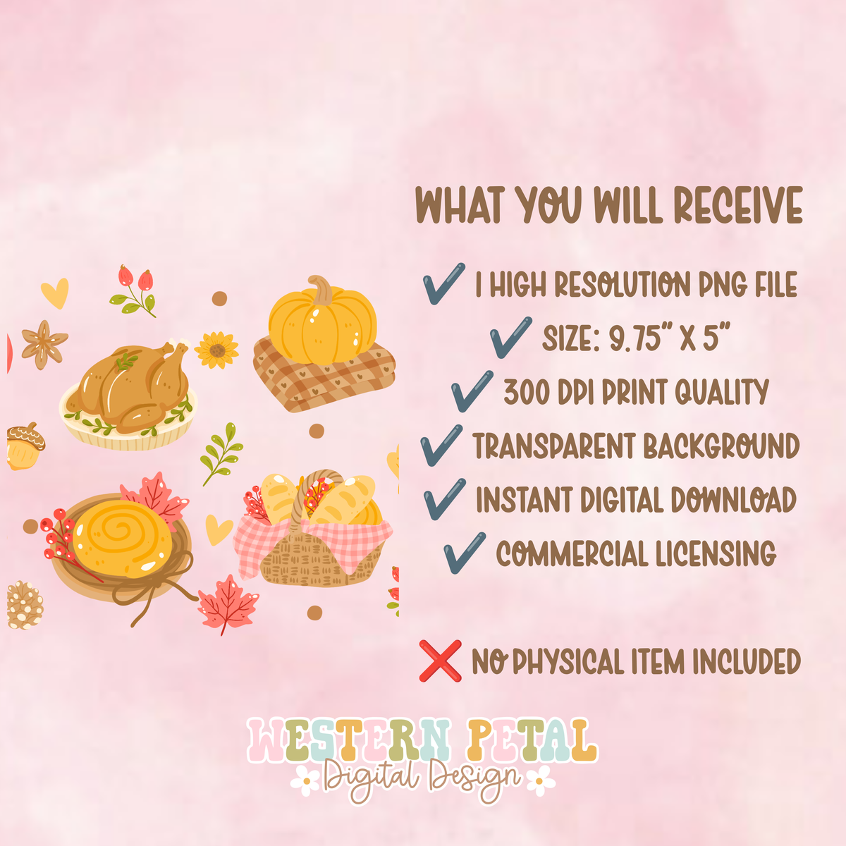 Thanksgiving Glass Can Wrap PNG