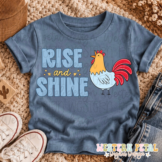 Rise and Shine Shirt PNG
