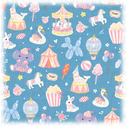 Pastel Carnival Seamless Pattern