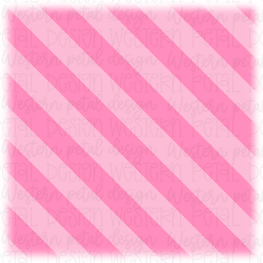 Pink Diagonal Stripe Seamless Pattern