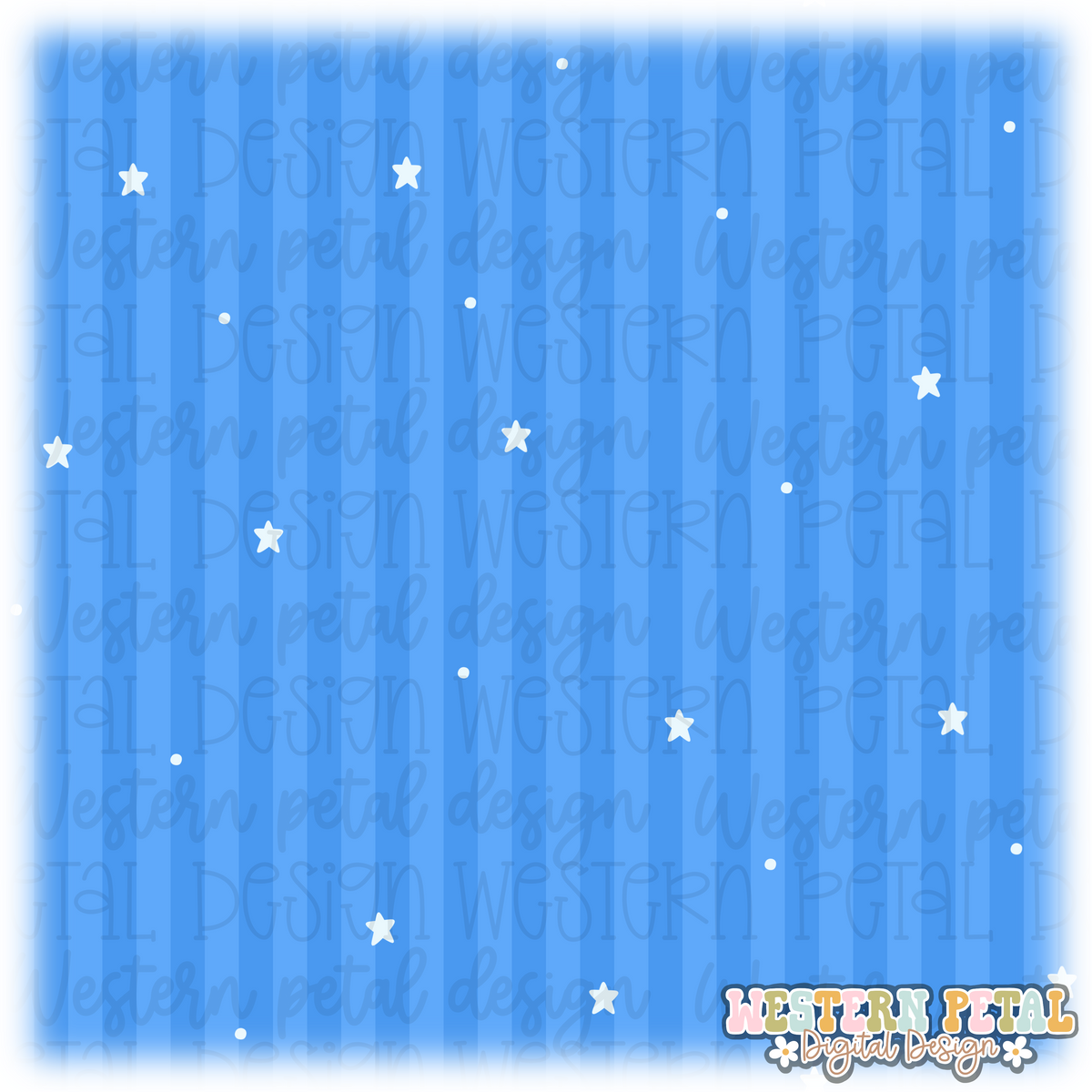 Blue Coord Seamless Pattern PNG