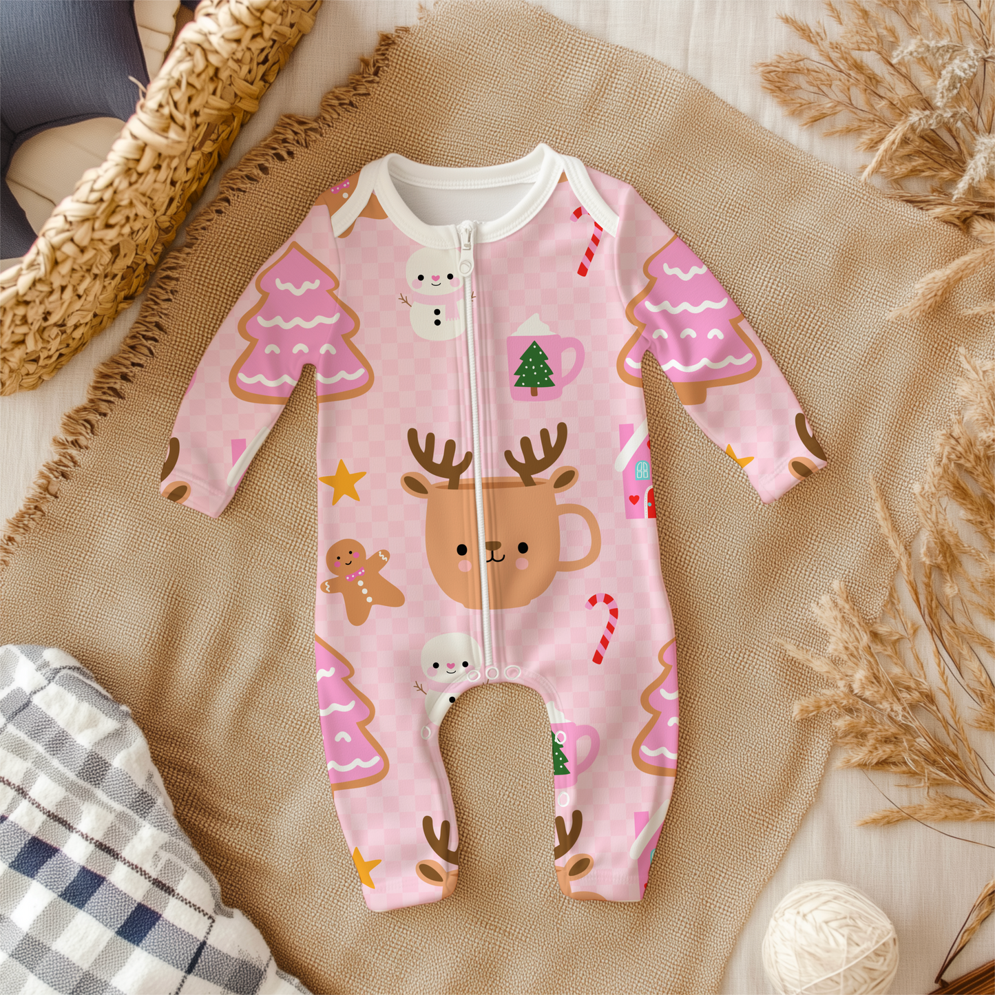 Pink Holiday Seamless File / Digital Paper