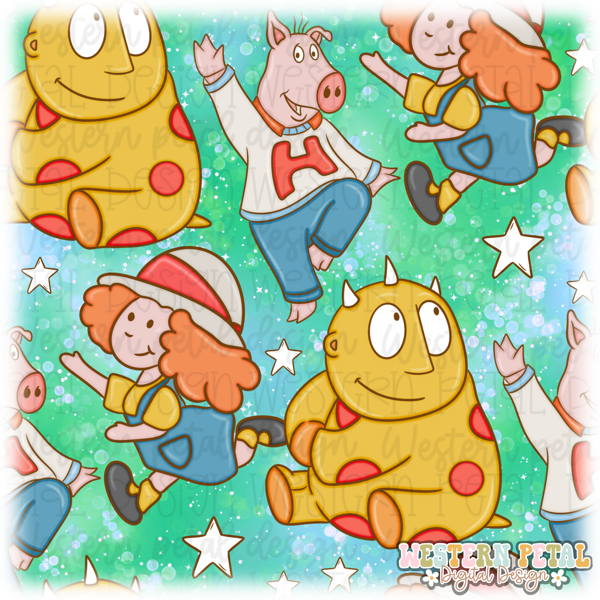 Maggie Seamless Pattern PNG
