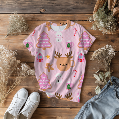 Pink Holiday Seamless File / Digital Paper