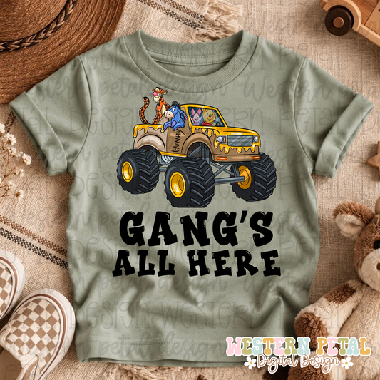 Gang’s all here Shirt PNG