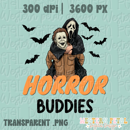 Horror Buddies Halloween PNG